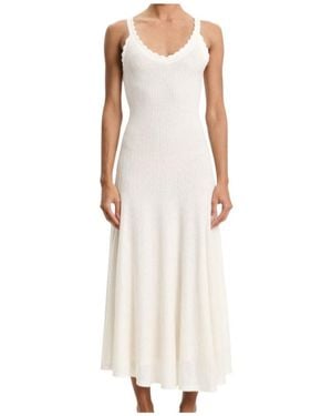 arch4 Cordelia Crocheted Cotton, Silk And Cashmere-Blend Maxi Dress - White