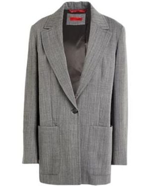 MAX&Co. Single-Breasted Blazer - Grey