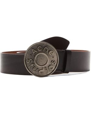 Acne Studios Belt With Logo - Multicolor