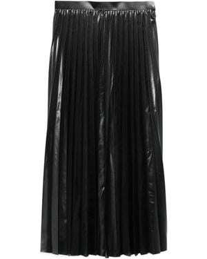 Junya Watanabe Pleated Midi Skirt - Black
