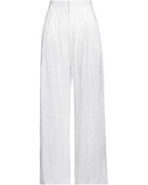 Chloé Plain Color Wide-Leg Pants - White