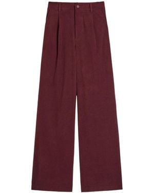 Varley Floris Wide-Leg Corduroy Pants - Purple