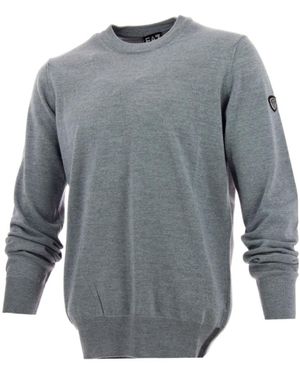 EA7 Logo Detail Pullover - Gray