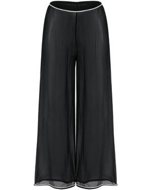 Bode Transparent Casual Trousers - Black