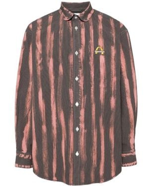Doublet Striped Shirt - Brown