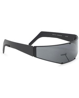 Rick Owens Integrated Rectangle Sunglasses - White