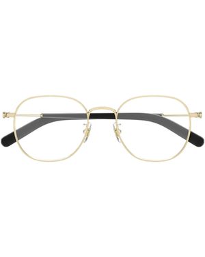 Montblanc Eyewear Round Frame Glasses - Multicolour