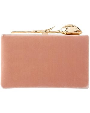 Erdem Bloom Minaudière Clutch Bag - Natural