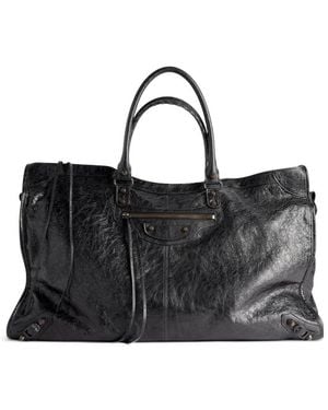 Balenciaga Le City Zipped Travel Bag - Black