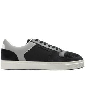 Emporio Armani Sports Shoes With Logo - Black
