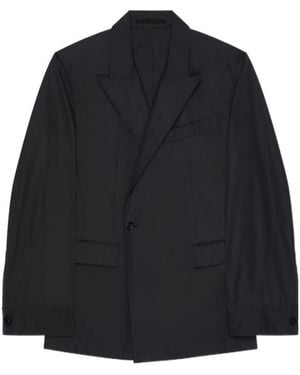 Givenchy Couture Seam Double-Breasted Regular Jacket - Blue
