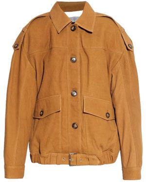 IRO Leather Jackets - Brown