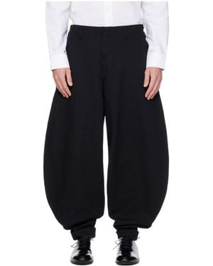 Comme des Garçons Trousers With Belt Loops - Blue