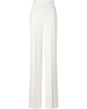Maticevski Afterword Pleated Cady Straight-Leg Pants - White