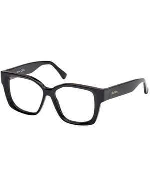 Max Mara Rectangular Frame Glasses - White