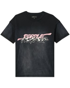 Purple Brand Double Trouble T-Shirt - Black
