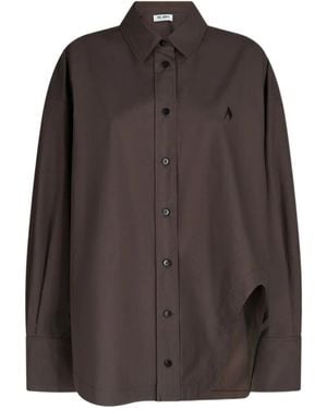 The Attico The Diana Shirt - Brown