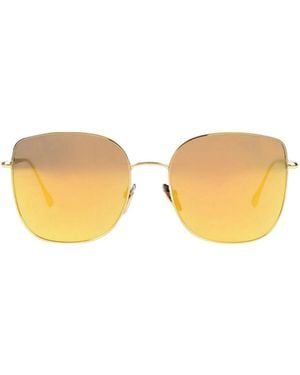 Isabel Marant Metal Square-Framed Sunglasses - Metallic