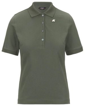 K-Way Short-Sleeve Polo T-Shirt - Green