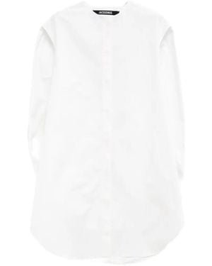 Jacquemus Long Sleeve Dress - White