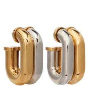 Rabanne Hoop Earrings - Metallic
