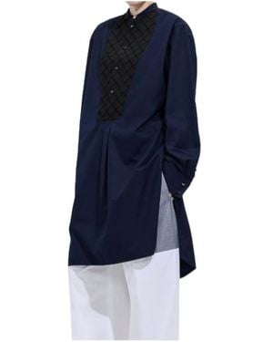 Bottega Veneta Cotton Poplin Top - Blue