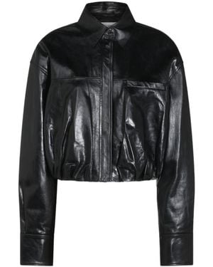 Sportmax Cropped Button-Up Jacket - Black