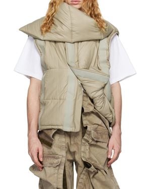 Y. Project Padded Gilet - Natural