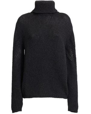 Our Legacy Cage Knit Rollneck Sweater - Black
