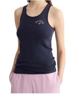 Patou Logo Tank Top - Blue