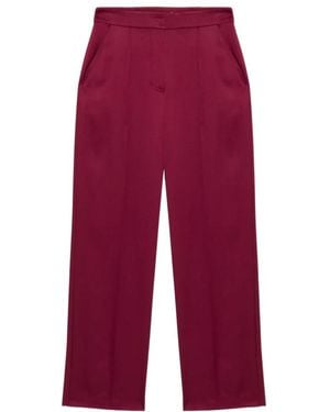 Jonathan Simkhai Akira Wide-Leg Trousers - Red