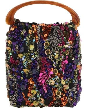 Dries Van Noten Micro Embellished Tote Bag - Pink