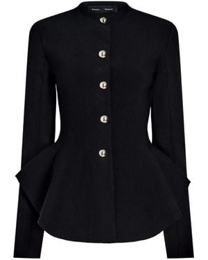 Proenza Schouler Viscose Polyamide Jacket - Black