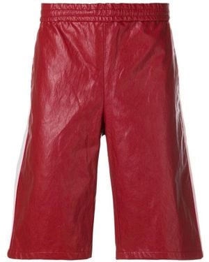 Valentino Logo Side Ribbon Shorts - Red