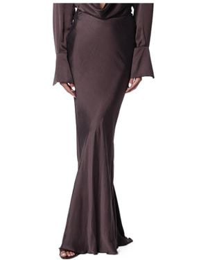 ANDAMANE Zippered Skirt - Purple