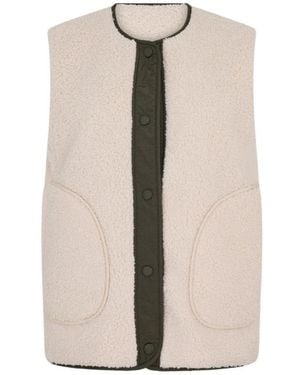 Varley Button Reversible Vest - White