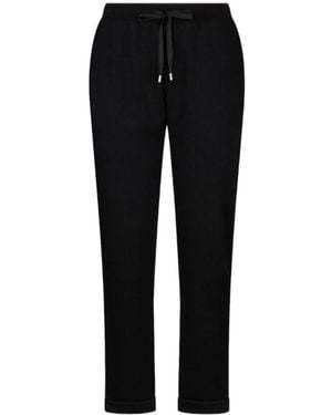 Liu Jo Elasticated Fleece Track Pants - Black