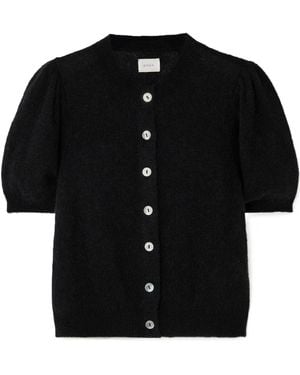 Doen Short-Sleeved Cardigan - Black