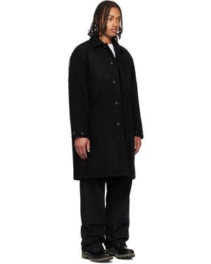 Neighborhood Wool Mod Coat - Black