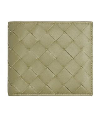 Bottega Veneta Intrecciato Bi-Fold Wallet - Green