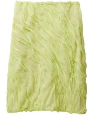 Versace Draped Pencil Skirt - Green