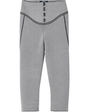 Jacquemus The Sera Leggings - Gray