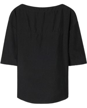 Filippa K Sheer Tee - Black