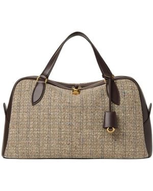 Loro Piana Needle Medium Handbag - Brown
