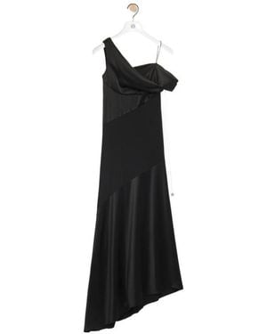 Loewe Draped Dress - Black