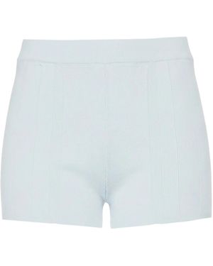 Jacquemus Knitted Hot Trousers - Blue
