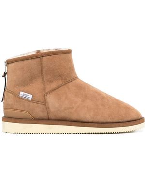Suicoke Els Suede Ankle Boots - Brown