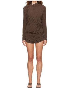 Entire studios Jersey Dress - Brown
