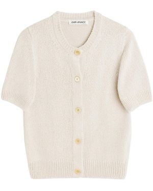 Our Legacy Shrunken Cardigan - White