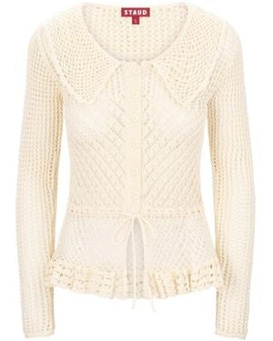 STAUD Long-Sleeved Jumper - Natural